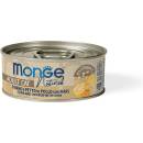 MONGE Natural Cat tuniak s kuracími prsiami a kukuricou 80 g