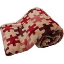 Home Elements Mikroflanel deka Puzzle 150x200