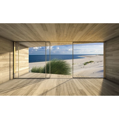 Vliesová fototapeta na zeď 22118 Výhled na pláž 416 x 254 cm