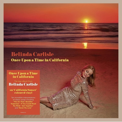 Belinda Carlisle - Once Upon A Time In California (Orange & Yellow Swirl Coloured) (LP) (5014797912885)