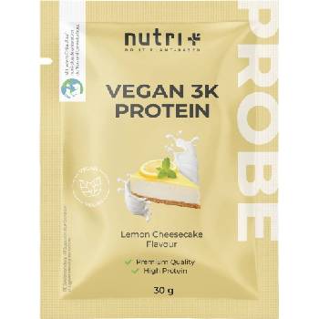 nutri + Пробен размер на вегански 3K протеин на прах - Cheesecake