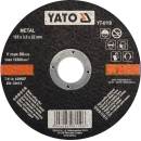 Yato Kotouč na řezání kovu 125 x 3,2 x 22 mm YT-6110