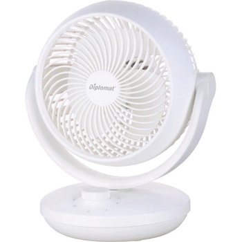 Diplomat Вентилатор настолен 8'' Diplomat DFX-636, 50W, 3D циркулация, механично управление (1009309)