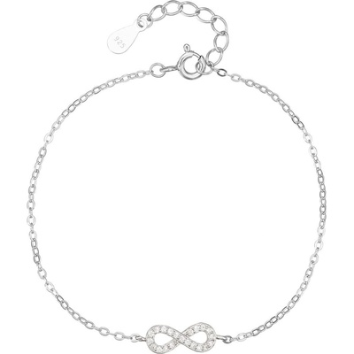 Bealio 14273 stříbrný náramek NEKONEČNO Délka náramku: 16+2 cm 03-14273-4371