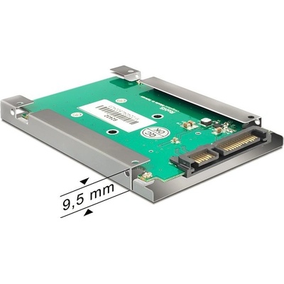 Delock 62432 adaptér SATA 22 pin ; mSATA s 2.5 ; rámečkem