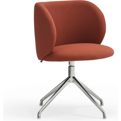 Teulat Тапициран трапезен стол в тухлен цвят Mogi - Teulat (17510_TE)