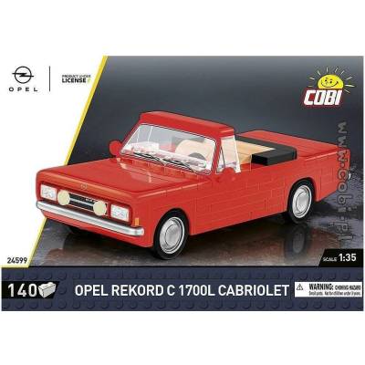 COBI 24599 Youngtimer Automobil Opel Rekord C 1700L Cabriolet 1:35