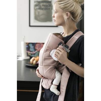 BabyBjörn MINI Cotton dusty růžová