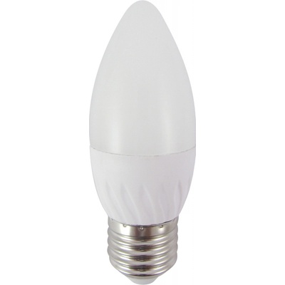 Trixline LED žárovka 6W E27 C35 teplá bílá