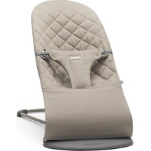 BabyBjörn Lehátko Bouncer Bliss Woven Sand grey Petal