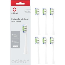 Oclean Professional Clean P1C1 W06 Elite White 6 ks