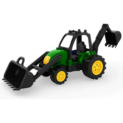 Зелен трактор с гребло 36 см