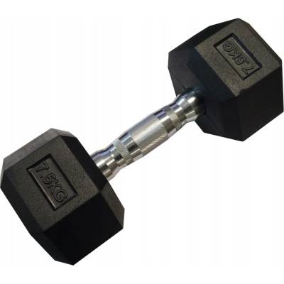 Kubisport Pogumovaná činka 1 x 7,5 kg 1 ks