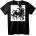 NOONEBRAND Тениска In Flames с черепи - S, Black