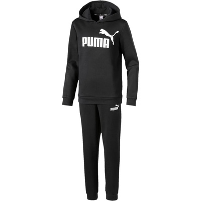 PUMA Детски комплект Puma OTH Hoodie And Joggers Set Junior Boys - Black/White