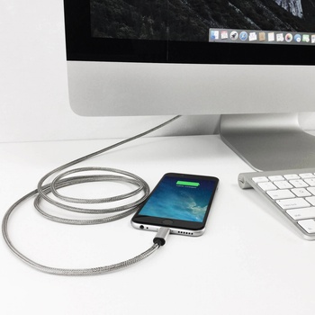 Fuse Chicken Стоманен Lightning кабел за iPhone, iPad, iPod с Lightning - Fuse Chicken Armour Charge (1 метър)