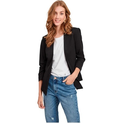 VILA Сако Vila Her 3/4 blazer - Black (Black)
