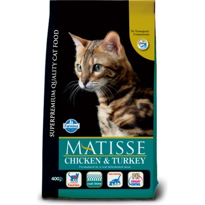 Matisse s kuracím a morčacím mäsom pre mačky 1,5 kg