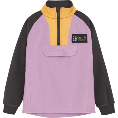 Color Kids Fleece Jacket Anorak-5214-Lilac chiffon ružová