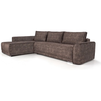 Мебели КАМБО Ъглов диван Дъблин тъмнокафяв Ramada 5 Brown 1