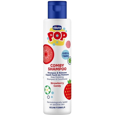 CHICCO Šampon a kondicionér Pop Comby Strawberry 250 ml