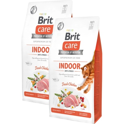 Brit Care Cat Grain-Free Indoor Anti-stress 2 x 7 kg