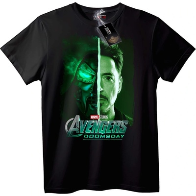 NOONEBRAND Тениска Avengers Страшен съд - M, Black