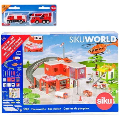 Siku World Požární stanice a dárek