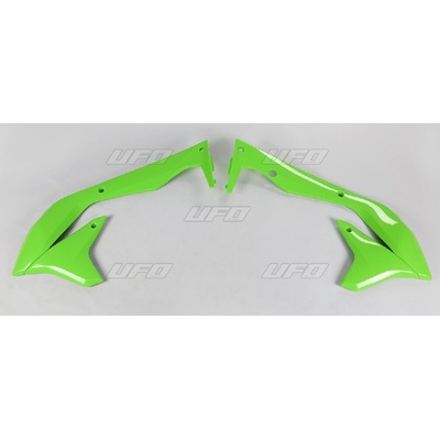 UFO kryty chladiče KAWASAKI KXF 450 16-18 barva zelená