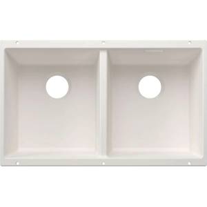 BLANCO Subline 350/350 - Силгранитна мивка 76х46 см бяла 527831 (527831) Мивка за вграждане