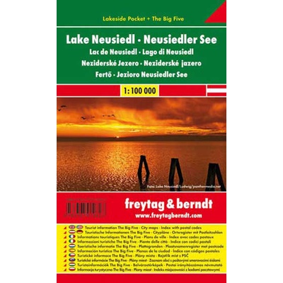 Automapa Neusiedler See kapesní lamino