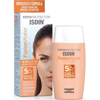 Image 1 of ISDIN Fotoprotector Тониран флуид Fusion Water, Medium, SPF50, 50 ml