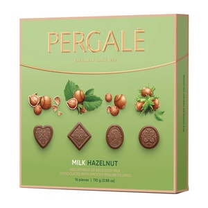 Pergalė PergalĖ ЛЕШНИК БОНБОНИ АСОРТИ С МЛЕЧЕН ШОКОЛАД 110Г
