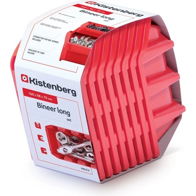Prosperplast set 8ks BINEER LONG SET 160 x 98 x 160 cmčervený