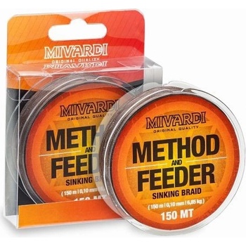 Mivardi Šnúra Method & Feeder Sinking Braid 150m 0,10mm