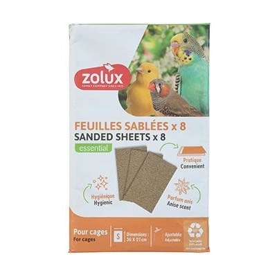 Zolux Pískové podložky 36x21cm 8ks – Zboží Mobilmania