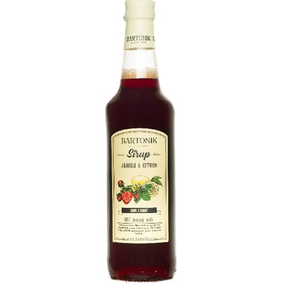 Bartonik Sirup jahoda a citron 60% 0,5 l