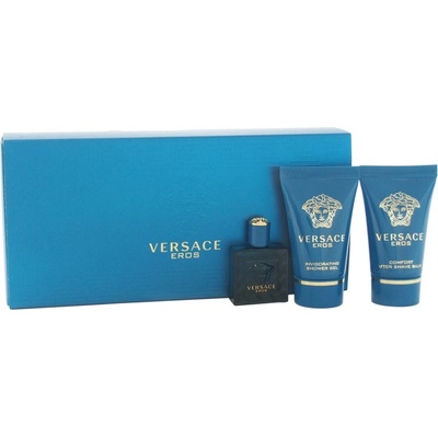 Versace Eros EDT 5 ml + balzám po holení 25 ml + sprchový gel 25 ml dárková sada