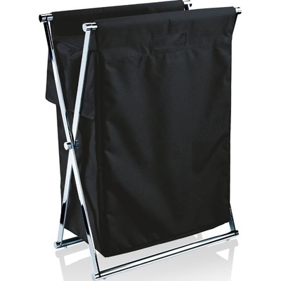 Decor Walther Кош за пране Cross черен хром (0507760)