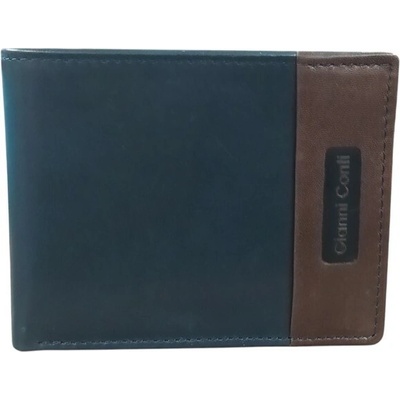 Gianni Conti kožená peněženka modro hnědá 6057412 blue d.brow