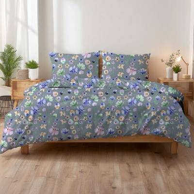 TiaHome Obliečky flanel Hintertux140x200+70x90cm