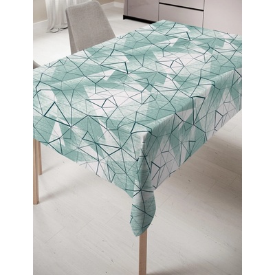 Forbyt Ubrus s nešpinivou úpravou Diament tyrkysovězelený 120x140cm