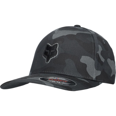 FOX Head Flexfit Hat Black Camo 247