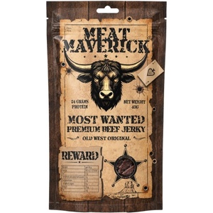 Meat Maverick Premium Beef Jerky - Old West Original | with 61% Protein [40 грама] Оригинал