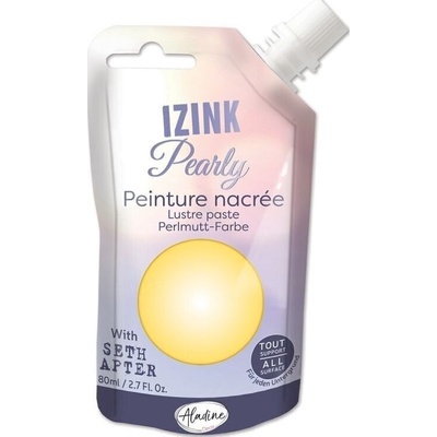 Aladine Izink Pearly Цвят на ефекта Pastel Yellow 80 ml 1 бр (82050)
