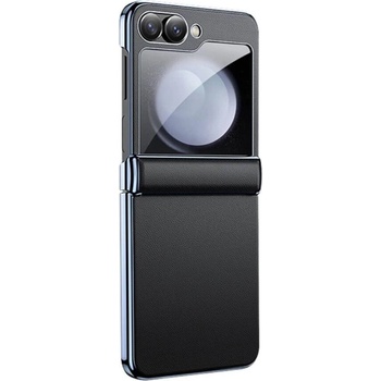 GKK Калъф с Предпазител за Samsung Galaxy Z Flip 7 FE/Z Flip 6, GKK Electroplating Magnetic Hinge Case, Черен (5906601994991)