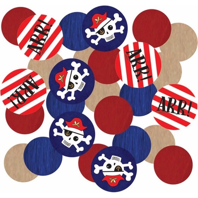 Amscan Konfety Pirátska lebka 14g