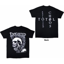 Razamataz tričko metal Exploited Mohican Skull čierne