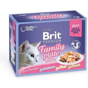 Brit Premium Family Plate jelly 12x85 g