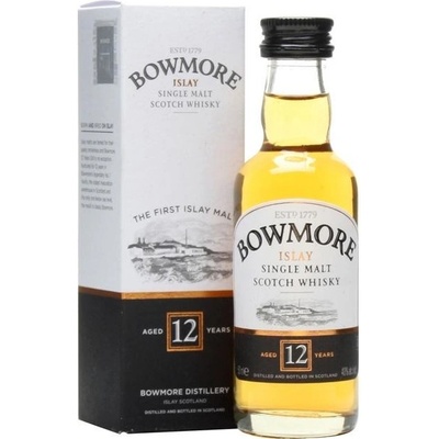 Bowmore Single Malt Whisky 12y 40% 0,05 l (karton)